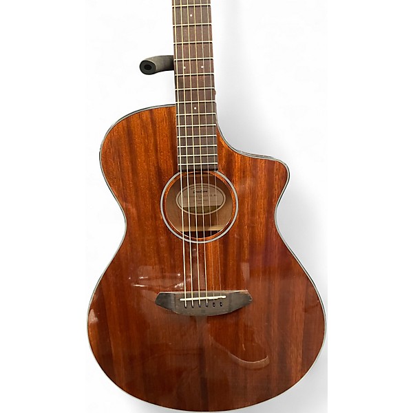 Used Breedlove Discovery Concert Cutaway Mahogany Acoustic Electric Guitar