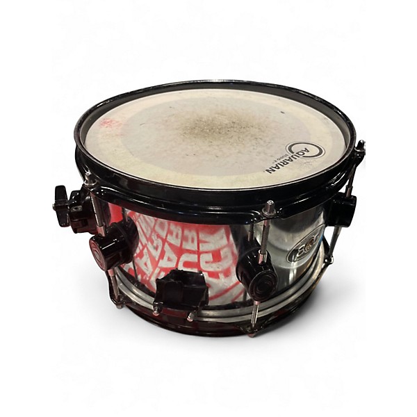 Used PDP by DW 10X7 Pacific Series Snare Chrome Silver Drum