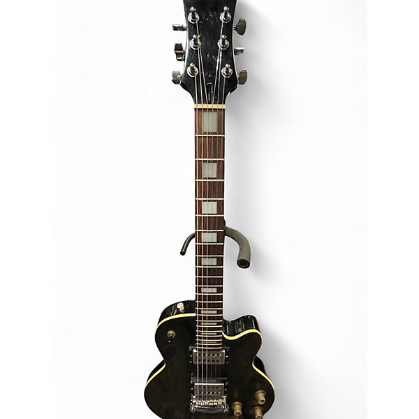Used DeArmond M66 Black Solid Body Electric Guitar