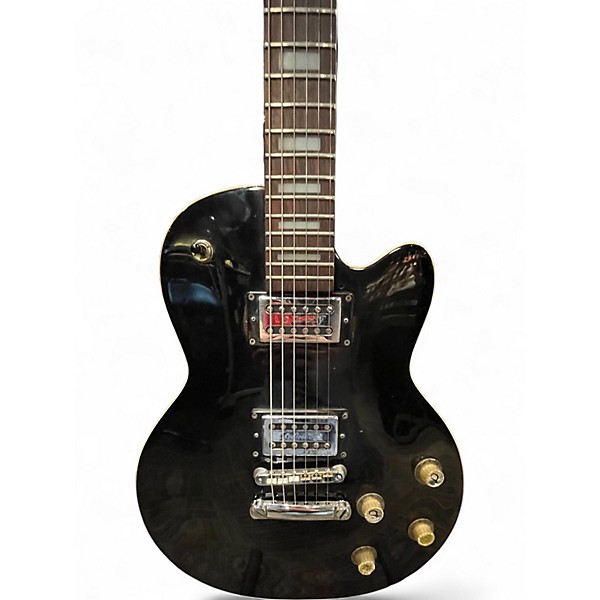 Used DeArmond M66 Black Solid Body Electric Guitar