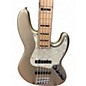Used Fender American Elite Jazz Bass 5 String CHAMPAGNE Electric Bass Guitar