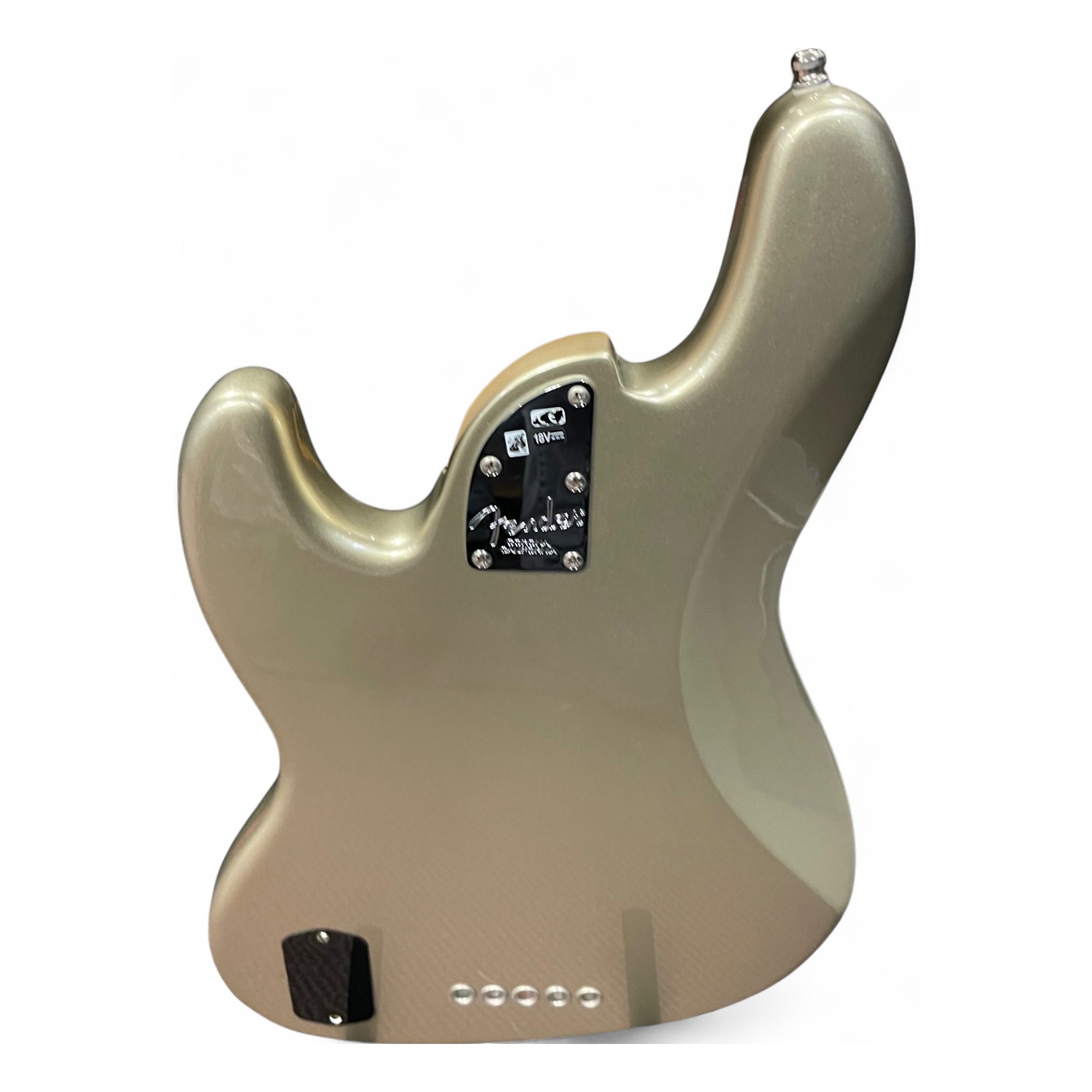 Used Fender American Elite Jazz Bass 5 String CHAMPAGNE