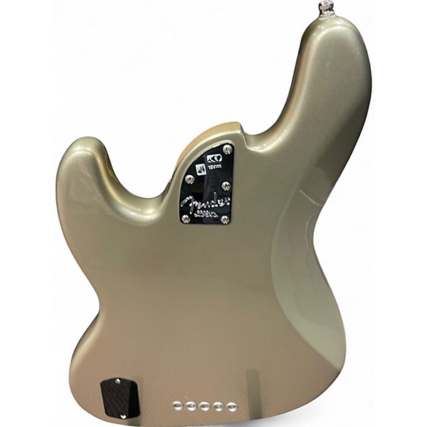 Used Fender American Elite Jazz Bass 5 String CHAMPAGNE Electric Bass Guitar
