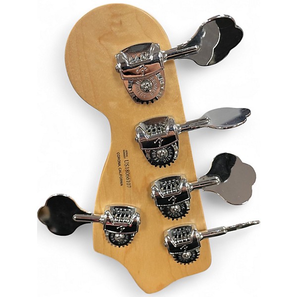 Used Fender American Elite Jazz Bass 5 String CHAMPAGNE Electric Bass Guitar