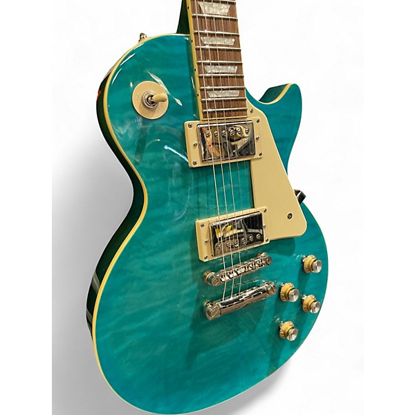 ギター Epiphone Les Paul SL Turquoise Epiphone Les Paul SL - turquoise Single cut electric guitar