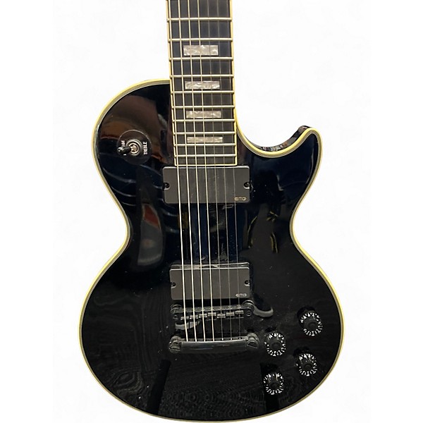 Used Epiphone Matt Heafy Les Paul Custom 7 Black Solid Body Electric Guitar