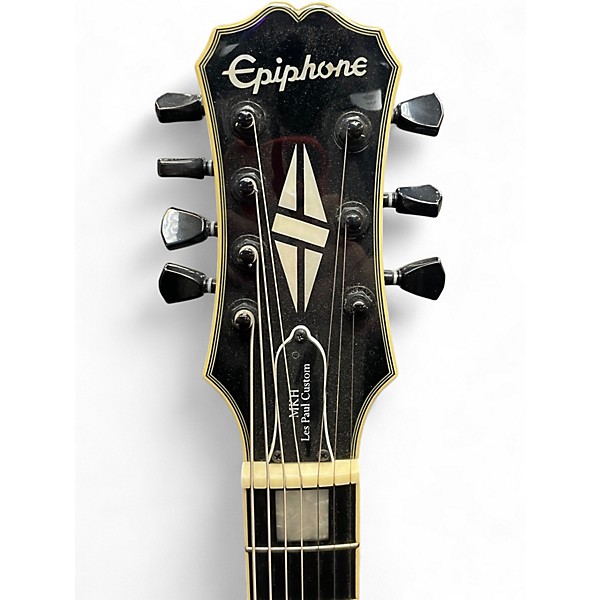 Used Epiphone Matt Heafy Les Paul Custom 7 Black Solid Body Electric Guitar