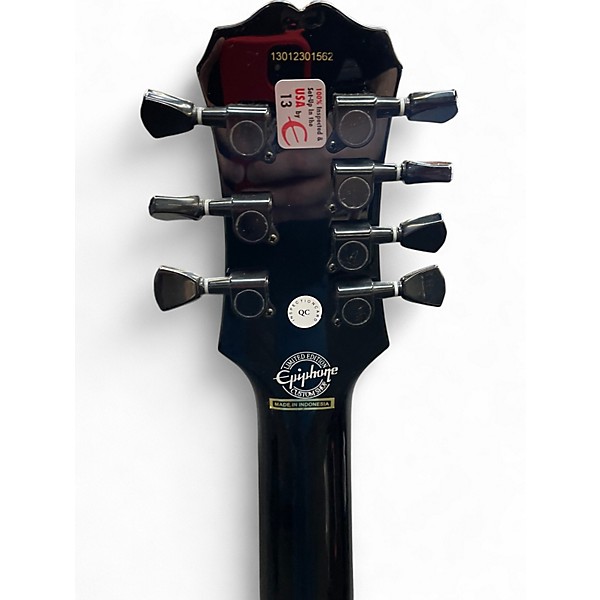 Used Epiphone Matt Heafy Les Paul Custom 7 Black Solid Body Electric Guitar