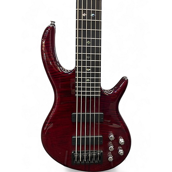 Used Carvin Icon 6P Black Cherry Electric Bass Guitar