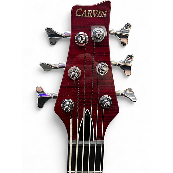 Used Carvin Icon 6P Black Cherry Electric Bass Guitar