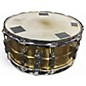 Used Ludwig 6.5X14 acro brass brass Drum thumbnail