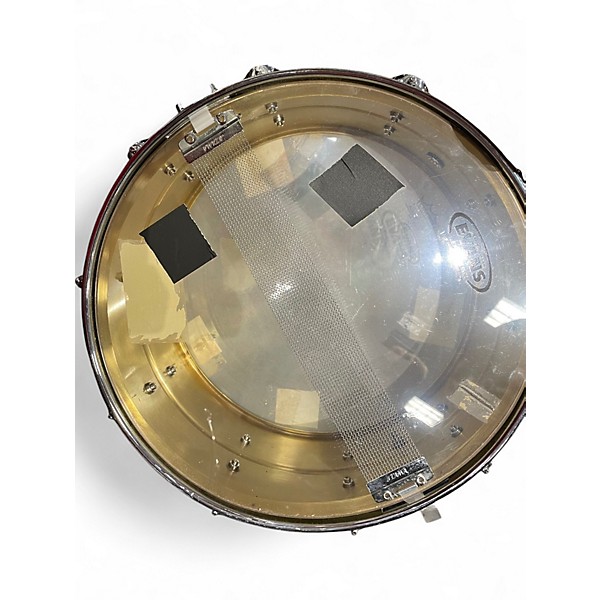 Used Ludwig 6.5X14 acro brass brass Drum