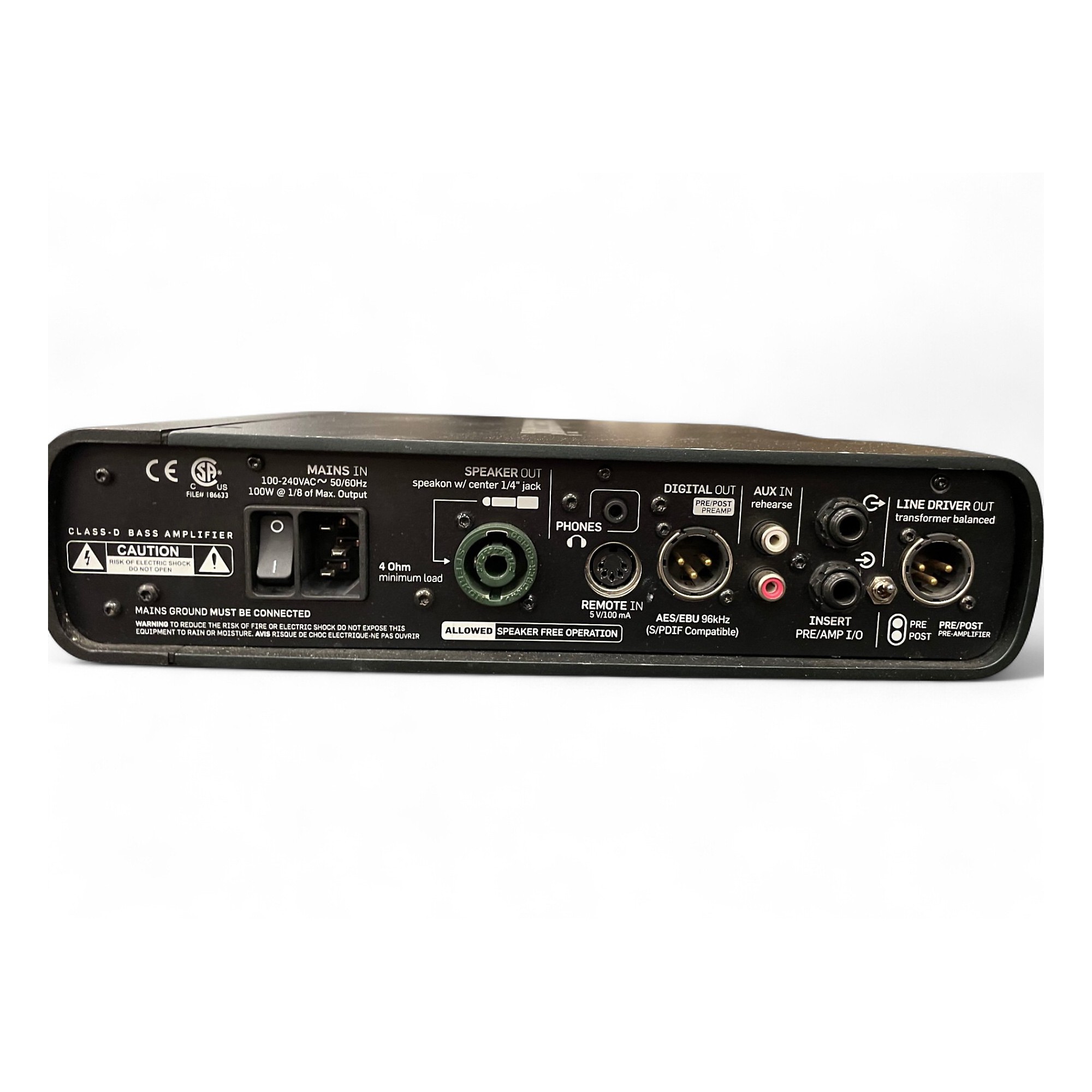 Used TC Electronic RH750 Bass Amp Head | Guitar Center