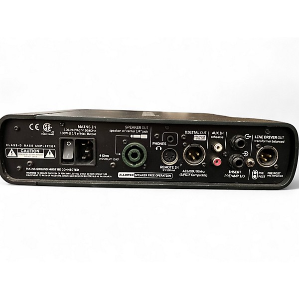 Used TC Electronic RH750 Bass Amp Head