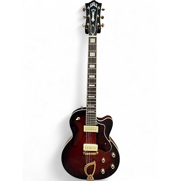 Used Guild Aristocrat P90 Vintage Sunburst Solid Body Electric Guitar