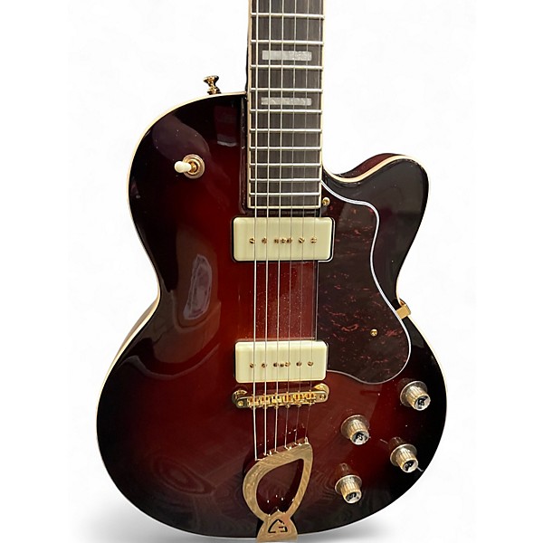 Used Guild Aristocrat P90 Vintage Sunburst Solid Body Electric Guitar