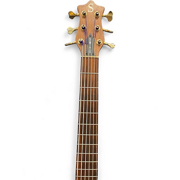 Used Ken Smith BSR6 6 String Walnut Electric Bass Guitar