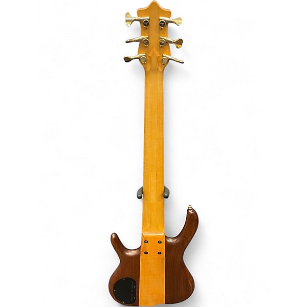 Used Ken Smith BSR6 6 String Walnut Electric Bass Guitar