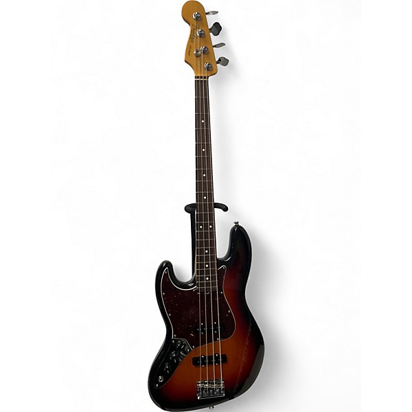 Used Fender American Professional II Jazz Bass LH Tobacco Sunburst Electric Bass Guitar