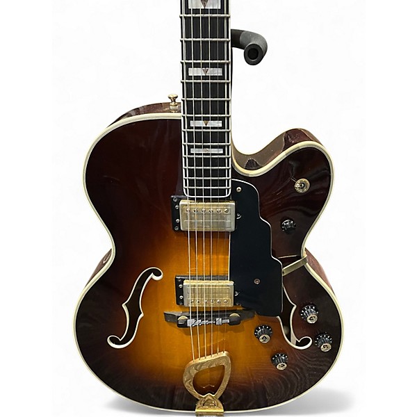 Vintage 1996 Guild X-700 Sunburst Hollow Body Electric Guitar