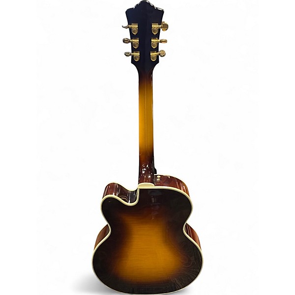 Vintage 1996 Guild X-700 Sunburst Hollow Body Electric Guitar