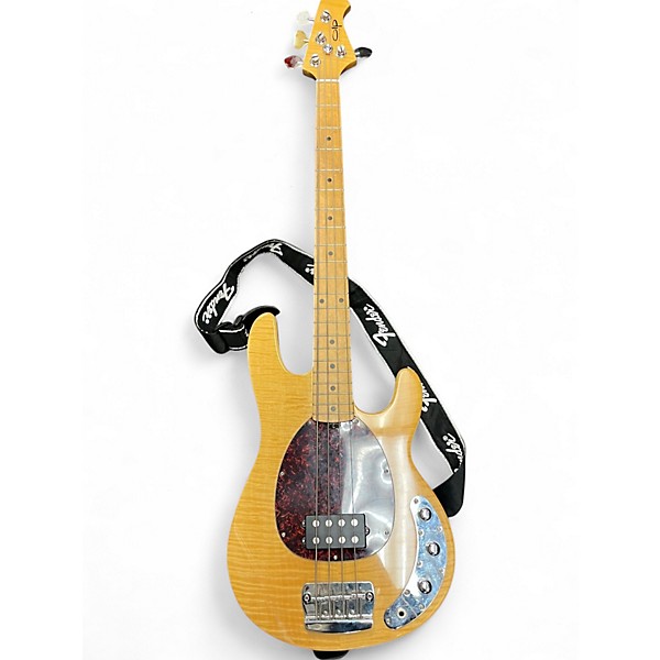 Used OLP sting ray Natural Electric Bass Guitar