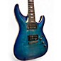 Used Schecter Guitar Research Omen Extreme 6 Ocean Blue Burst Solid Body Electric Guitar