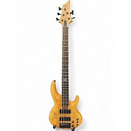 Used ESP LTD B415SM Spalted Maple Electric Bass Guitar