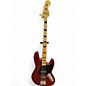 Used Squier  Jazz Bass Red Electric Bass Guitar thumbnail