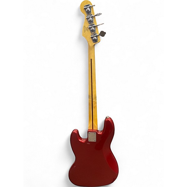 Used Squier  Jazz Bass Red Electric Bass Guitar