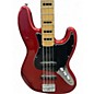 Used Squier  Jazz Bass Red Electric Bass Guitar