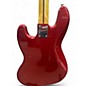 Used Squier  Jazz Bass Red Electric Bass Guitar