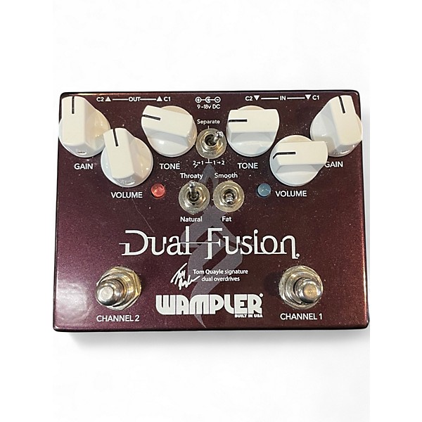 Used Wampler Dual Fusion Tom Quayle Signature Overdrive Effect Pedal