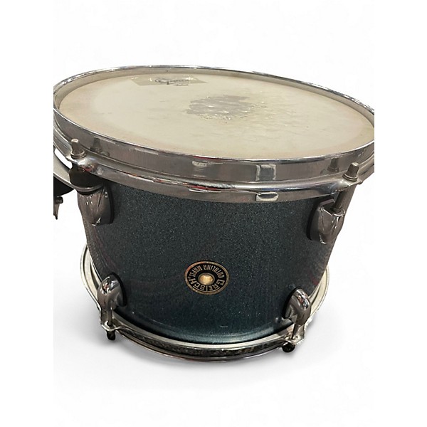 Used Gretsch Drums 6 Piece Catalina Maple blue sparkle Drum Kit