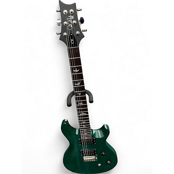 Used Prs Se CE24 Emerald Green Solid Body Electric Guitar