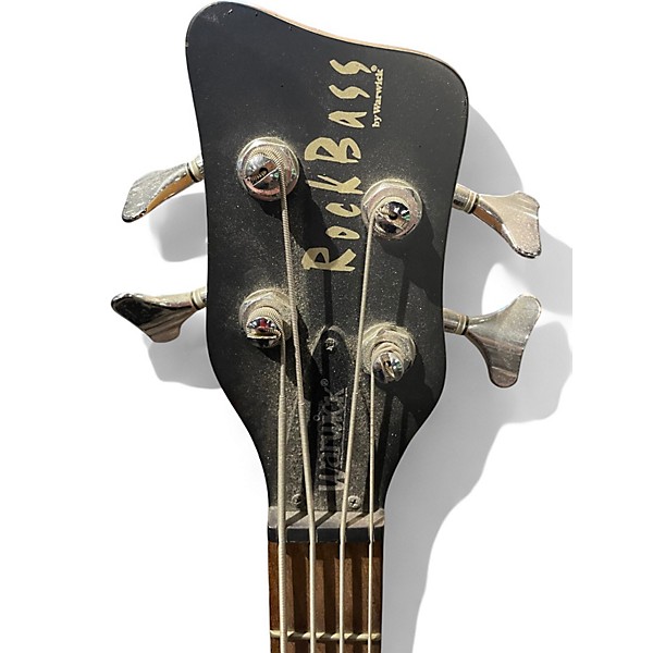 Used RockBass by Warwick STREAMER Black Electric Bass Guitar