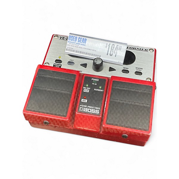 ★ BOSS VE-20 VOCAL PROCESSOR BOSS VE-20 Vocal Performer - Effects Processor for Vocalists