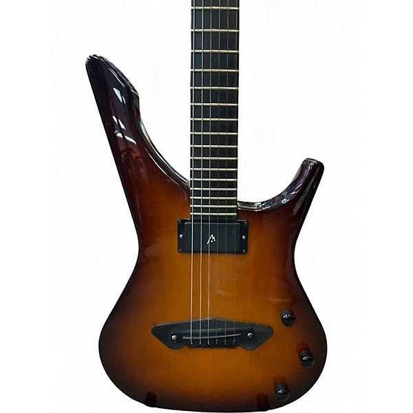 Used Manne Semiacustica Brown Sunburst Acoustic Electric Guitar