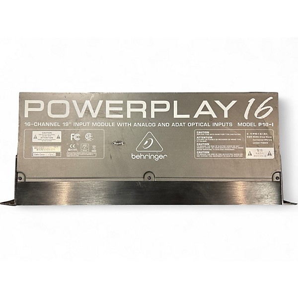 Used Behringer powerplay p16i