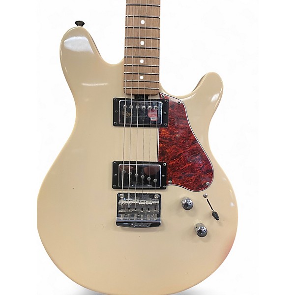 Used Sterling by Music Man VALENTINE Cream Solid Body Electric Guitar