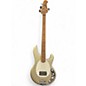 Used Ernie Ball Music Man Stingray 4 String Metalic Gold Electric Bass Guitar thumbnail