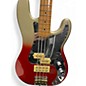 Used Hondo FAME SERIES 861 WHITE/RED SPARKLE Electric Bass Guitar
