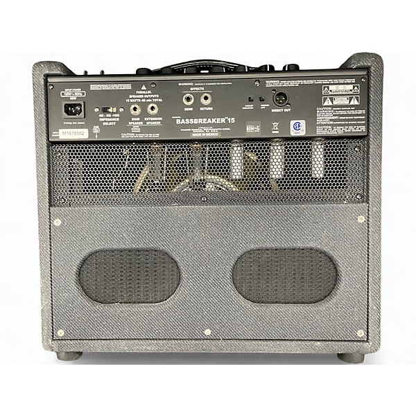 Used Fender Bassbreaker 15W 1x12 Tube Guitar Combo Amp