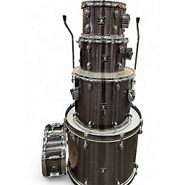 Used Gretsch Drums 5 Piece Energy Chrome Silver Drum Kit