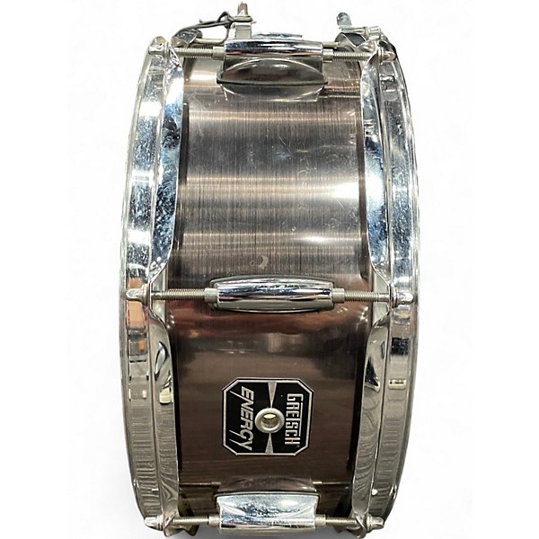 Used Gretsch Drums 5 Piece Energy Chrome Silver Drum Kit