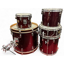 Used Yamaha 5 Piece YD Red Drum Kit