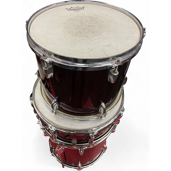 Used Yamaha 5 Piece YD Red Drum Kit