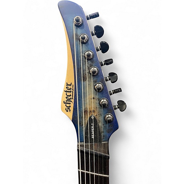 Used Schecter Guitar Research REAPER-7 MS SKY BURST Solid Body Electric Guitar