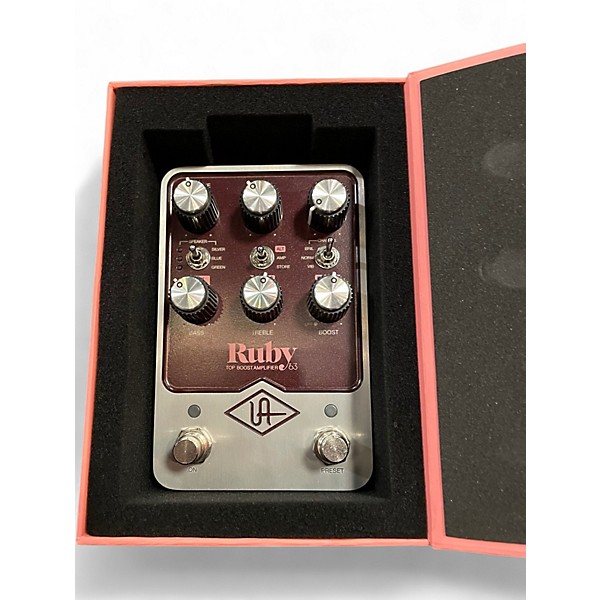 Ruby Top Boost Amplifier アンプシュミレーター UAFX Amazon.com: Universal Audio UAFX Ruby '63 Top Boost