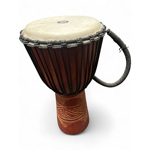 Used LP  Carved Djembe Djembe